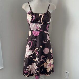 Floral Print Spaghetti Strap Dress